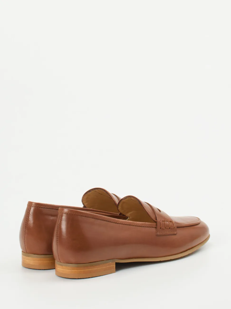 Mannori – Loafer aus Kalbleder Cognacbraun