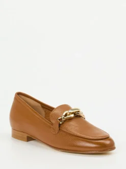 Mannori – Loafer aus Kalbleder cognacfarben