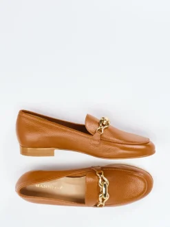 Mannori – Loafer aus Kalbleder cognacfarben
