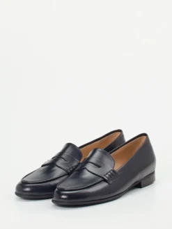Mannori – Loafer aus Kalbleder in Marineblau