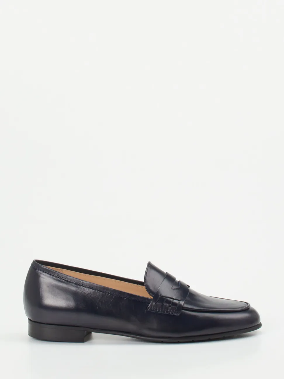 Mannori – Loafer aus Kalbleder in Marineblau
