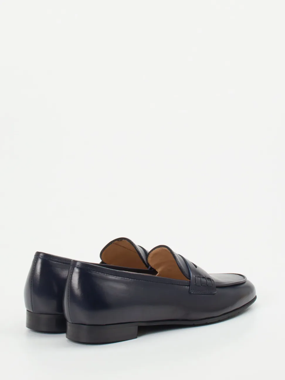 Mannori – Loafer aus Kalbleder in Marineblau