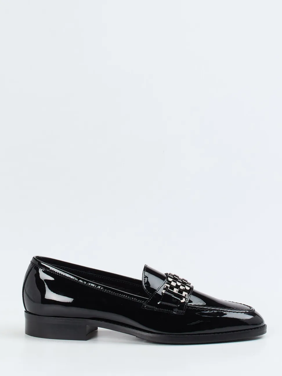 Mannori – Loafer aus Lackleder in Schwarz