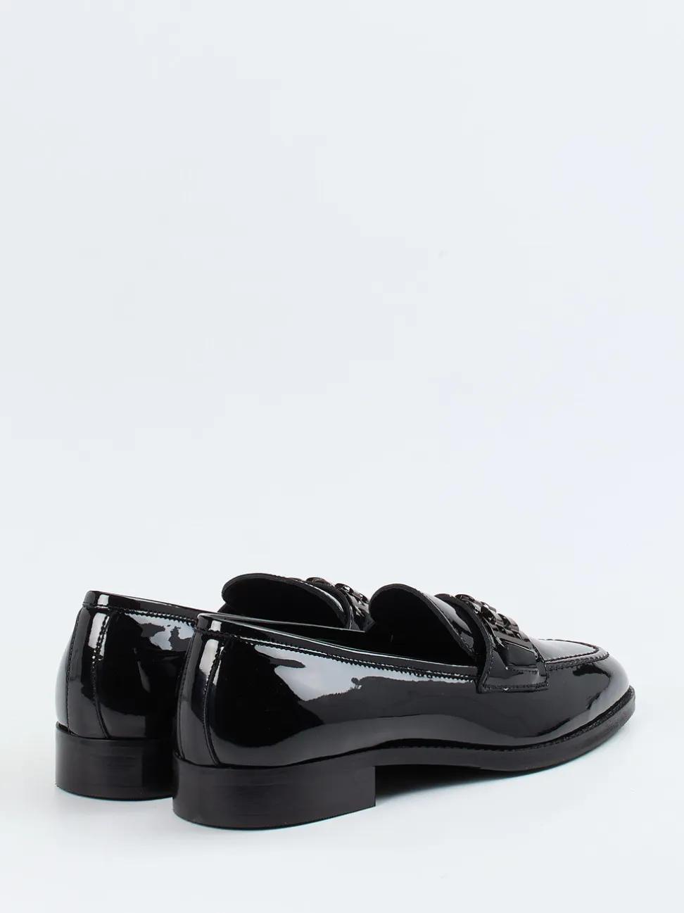 Mannori – Loafer aus Lackleder in Schwarz