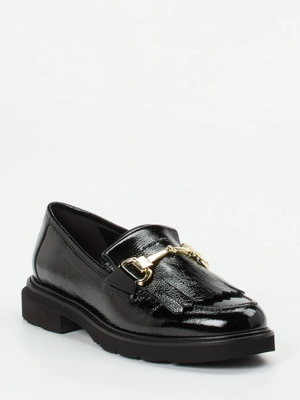 Mannori – Loafer aus Lackleder in Schwarz