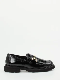 Mannori – Loafer aus Lackleder in Schwarz