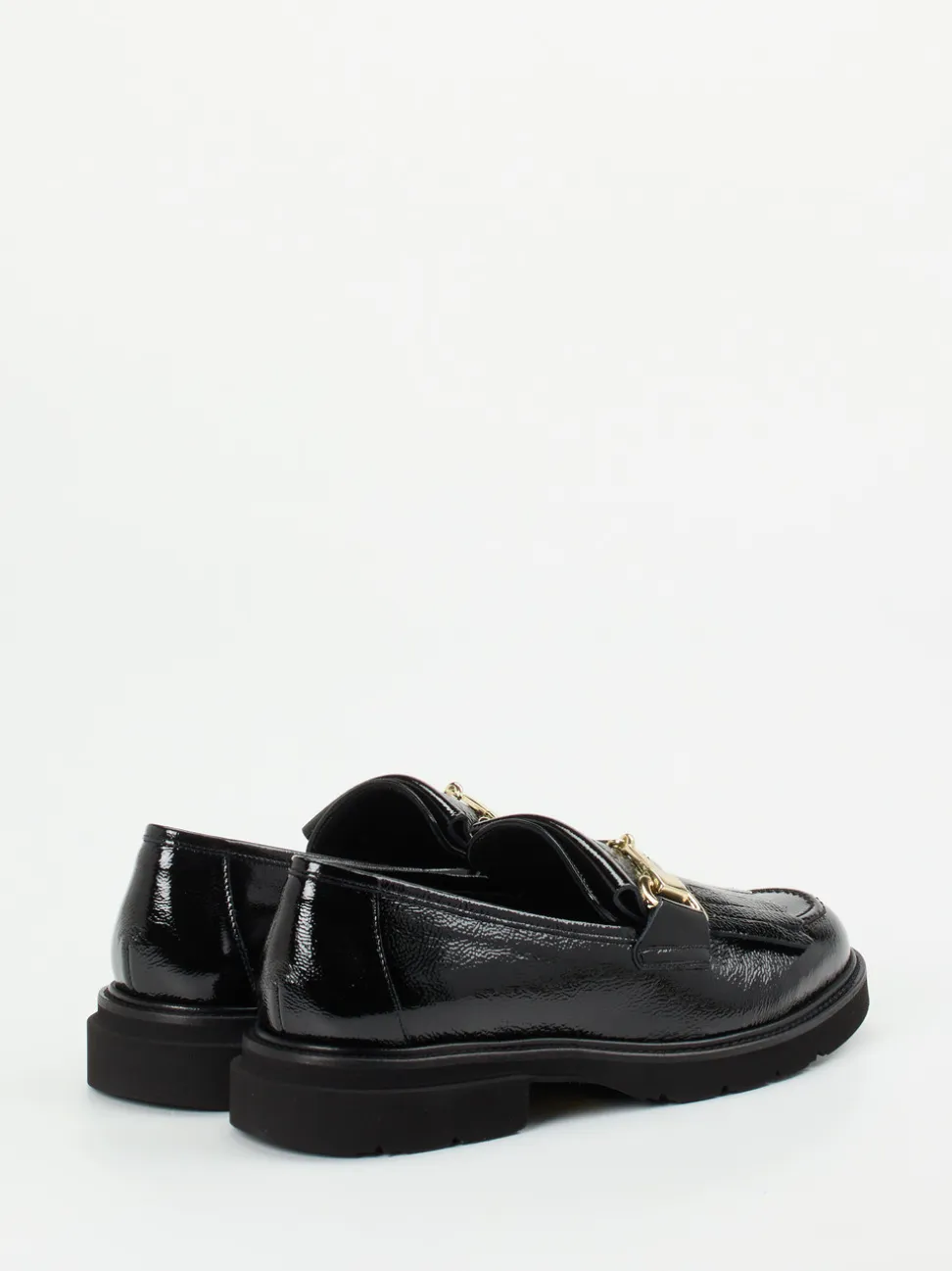 Mannori – Loafer aus Lackleder in Schwarz