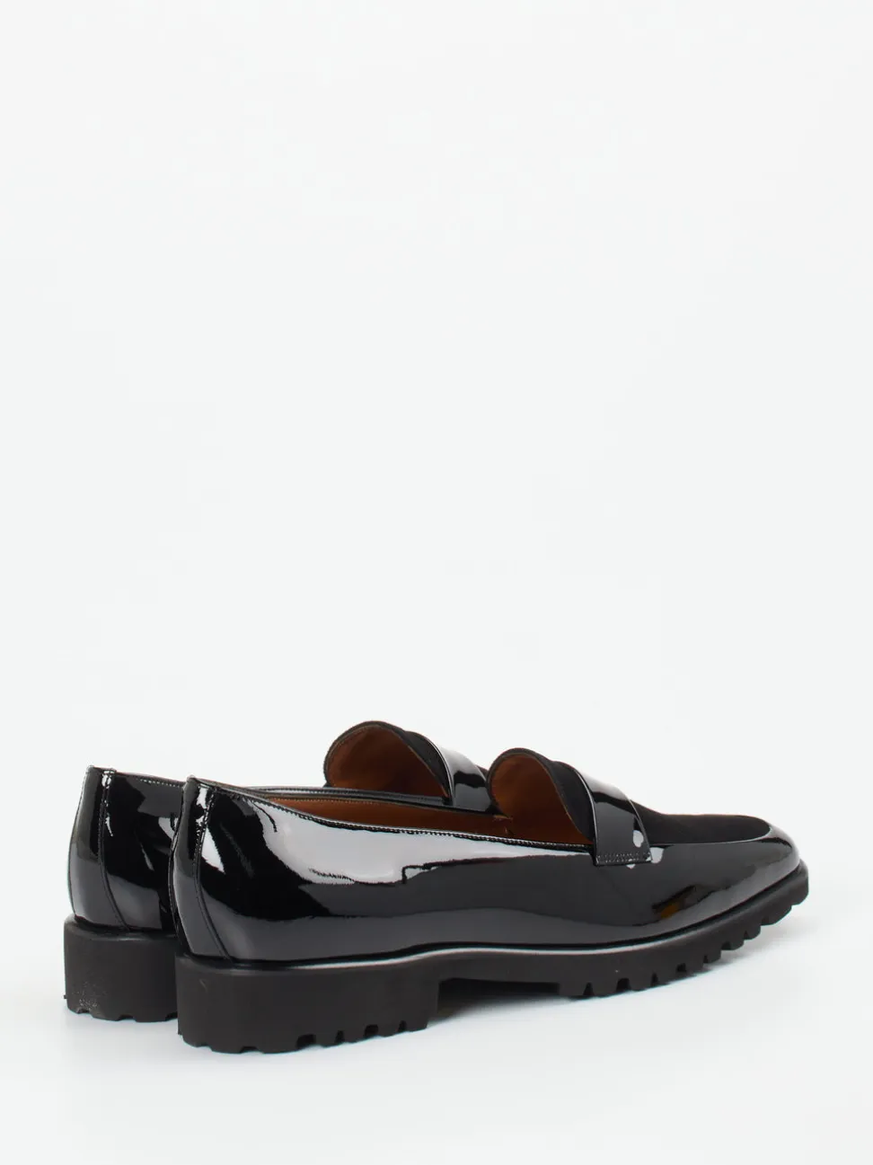 Mannori – Loafer aus Lackleder in Schwarz