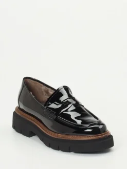 Mannori – Loafer aus Lackleder in Schwarz