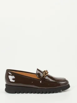Mannori – Loafer aus Lackleder Dunkelbraun
