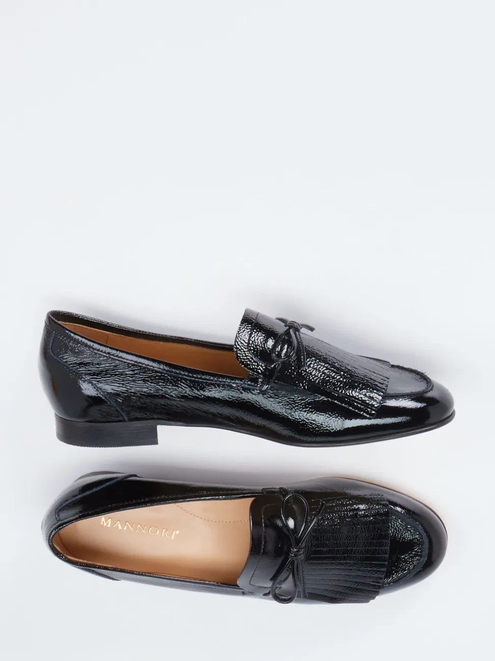 Mannori – Loafer aus Lackleder Schwarz