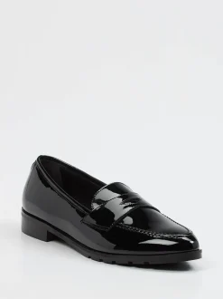 Mannori – Loafer aus Lackleder in Schwarz
