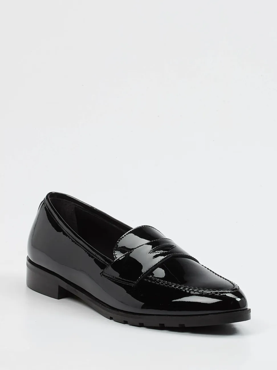 Mannori – Loafer aus Lackleder in Schwarz