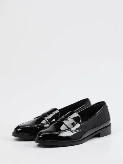 Mannori – Loafer aus Lackleder in Schwarz