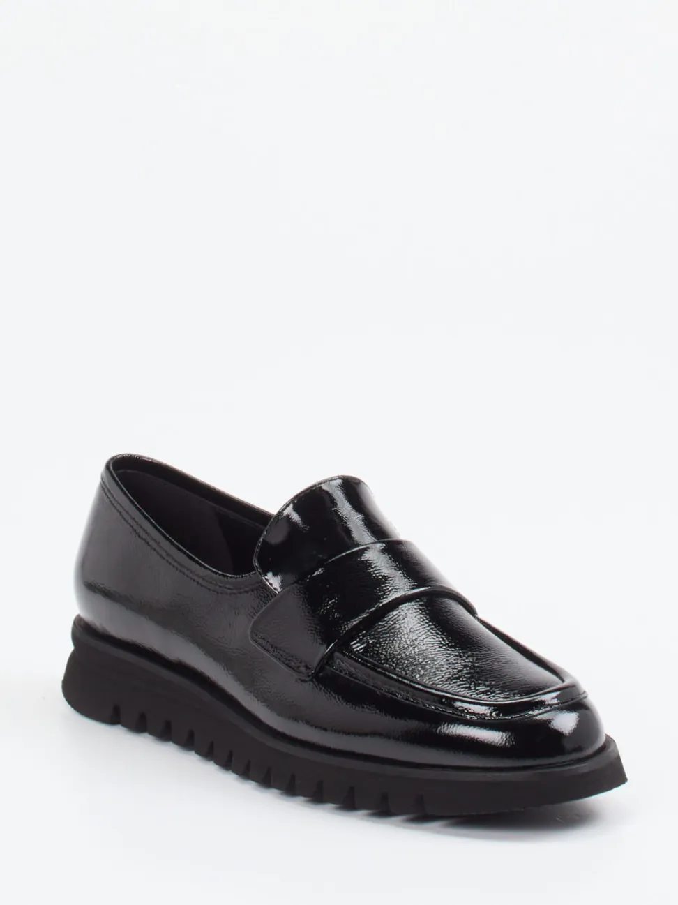 Mannori – Loafer aus Lackleder Schwarz