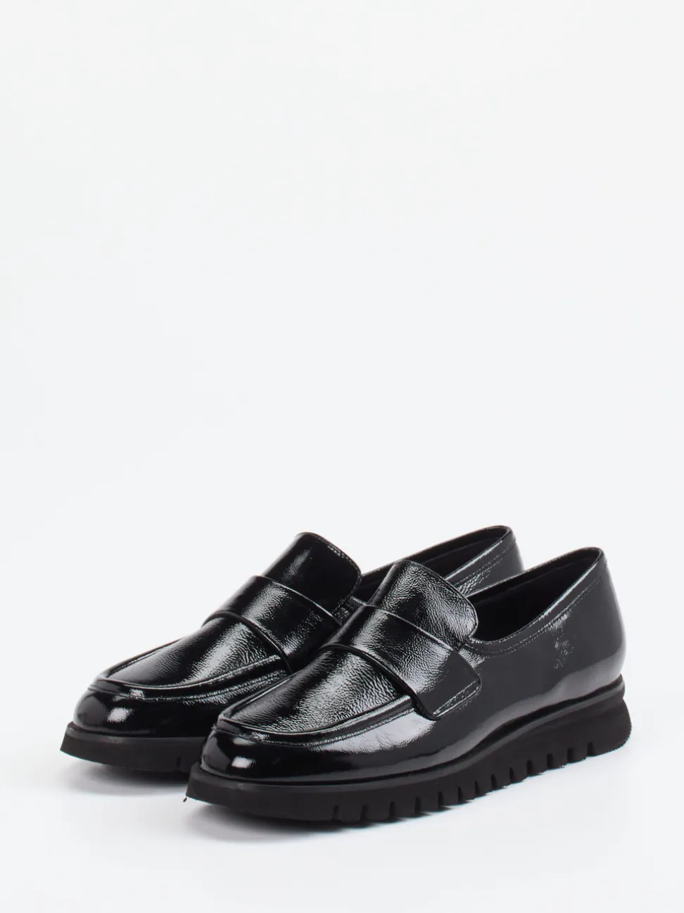 Mannori – Loafer aus Lackleder Schwarz