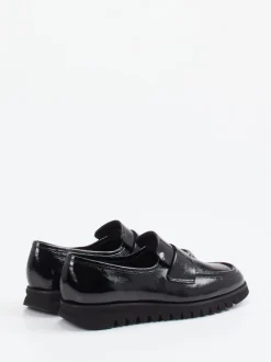 Mannori – Loafer aus Lackleder Schwarz