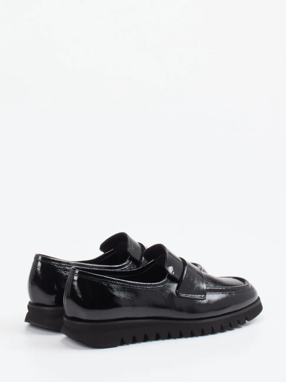 Mannori – Loafer aus Lackleder Schwarz