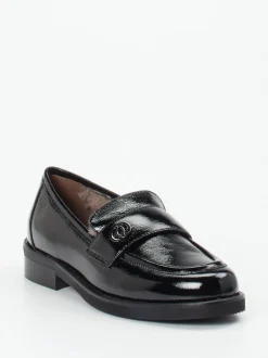 Mannori – Loafer aus Lackleder Schwarz