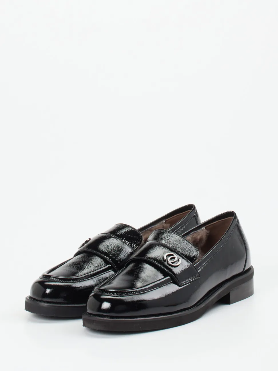 Mannori – Loafer aus Lackleder Schwarz