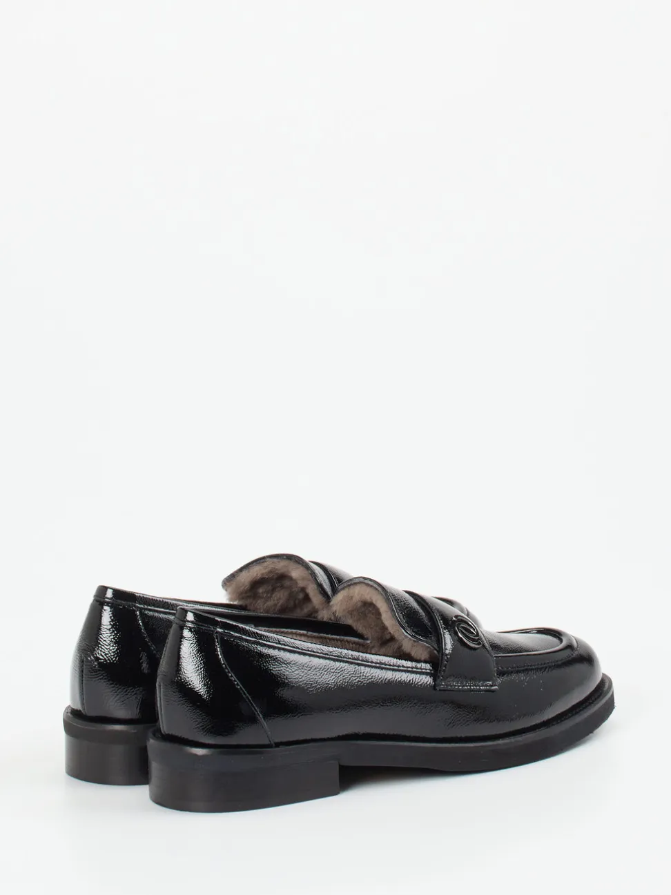 Mannori – Loafer aus Lackleder Schwarz