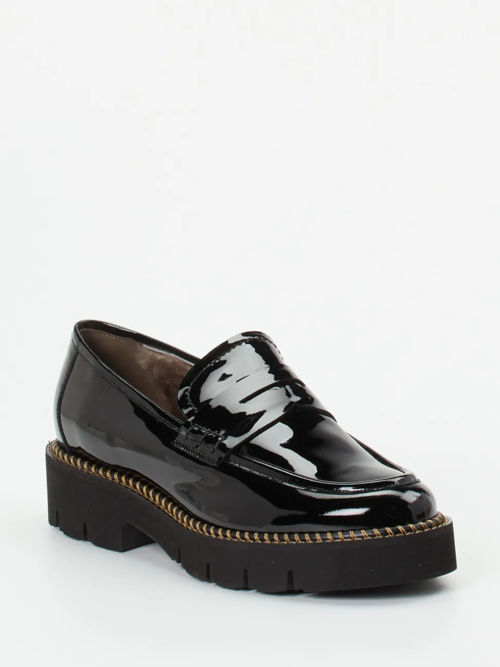 Mannori – Loafer aus Lackleder in Schwarz