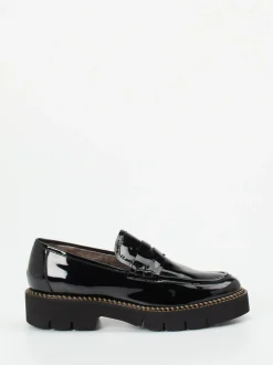 Mannori – Loafer aus Lackleder in Schwarz