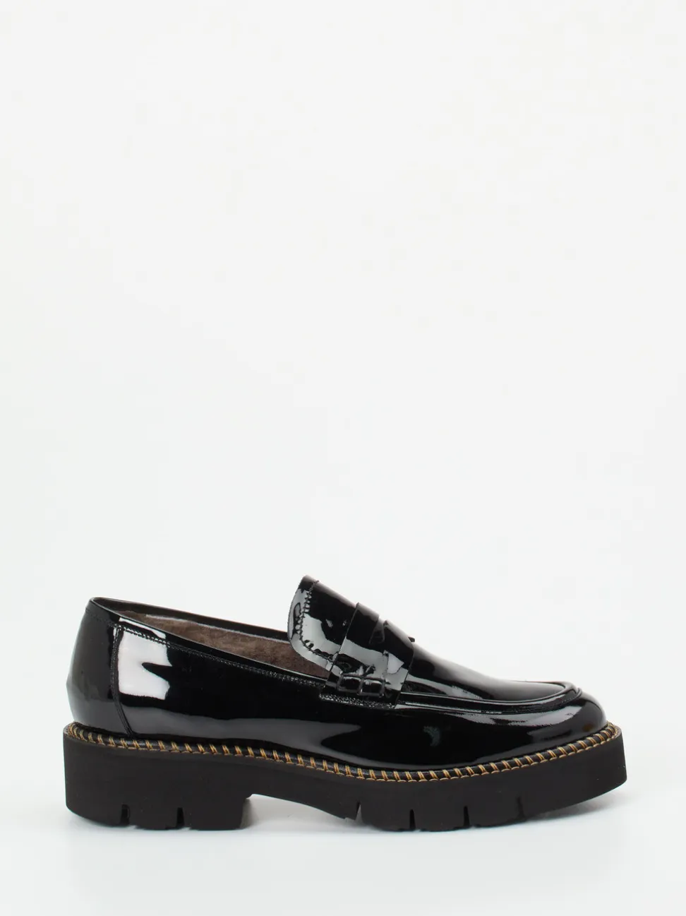 Mannori – Loafer aus Lackleder in Schwarz
