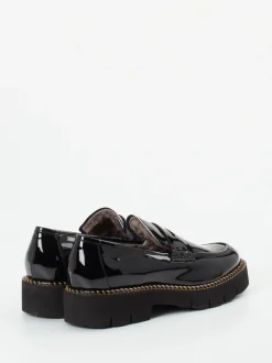 Mannori – Loafer aus Lackleder in Schwarz