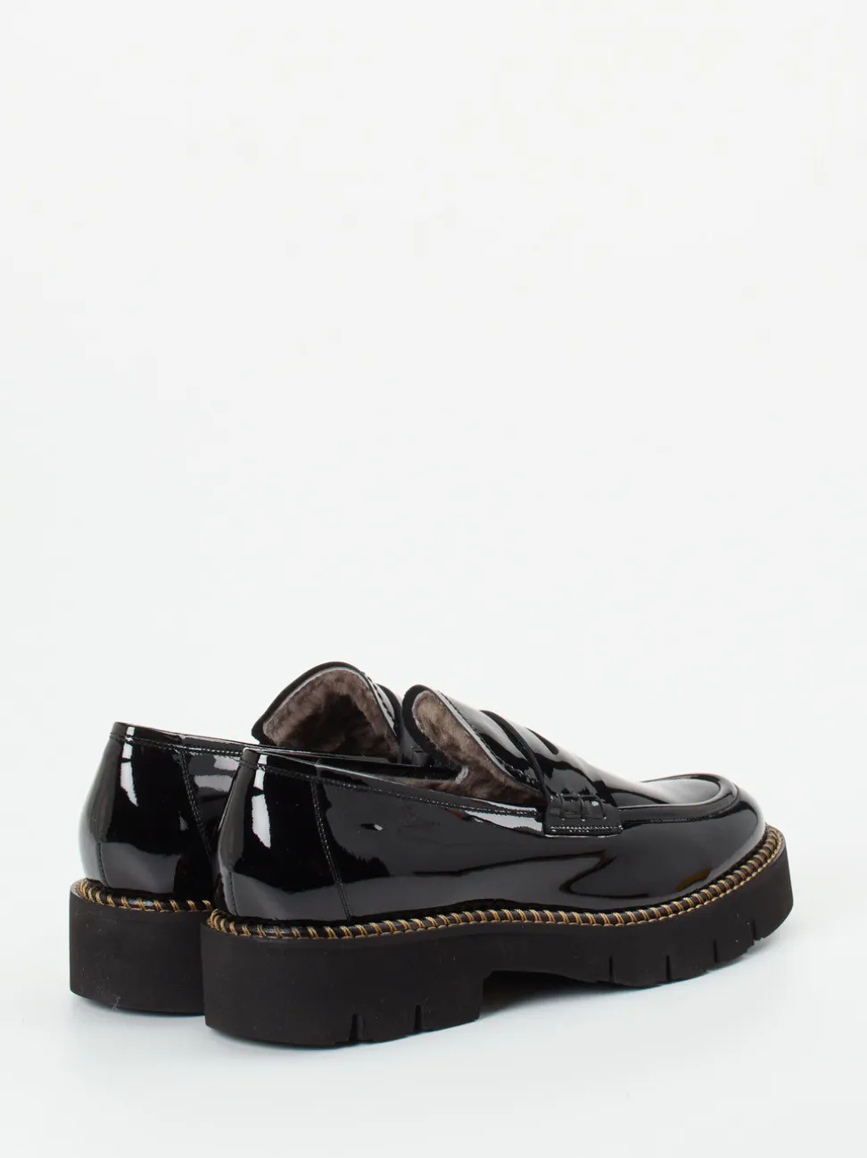 Mannori – Loafer aus Lackleder in Schwarz