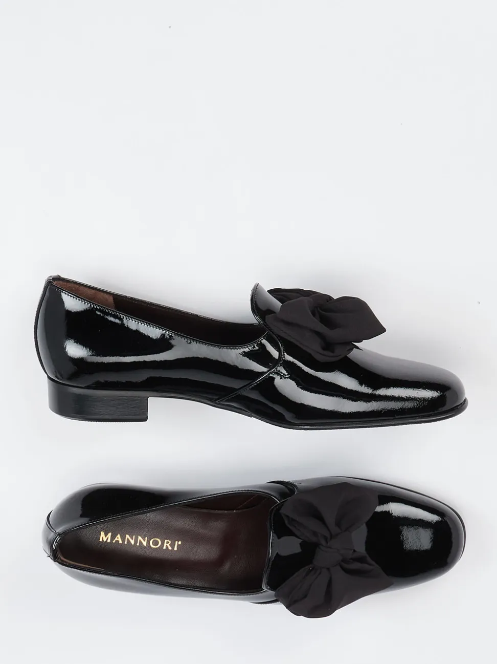 Mannori – Loafer aus Lackleder in Schwarz