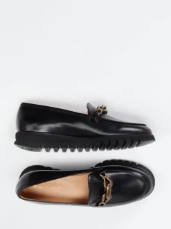 Mannori – Loafer aus Lammleder in Schwarz
