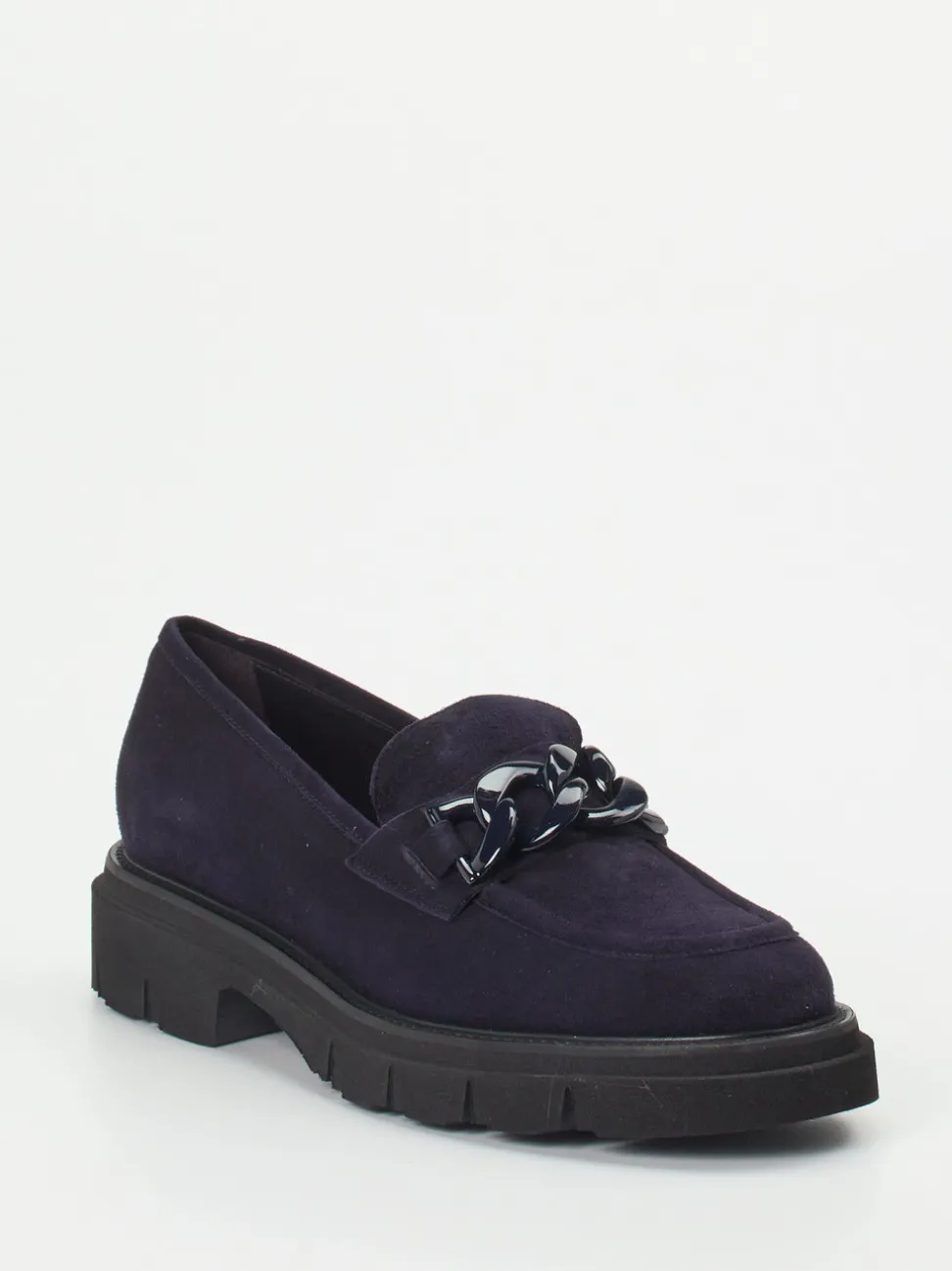 Mannori – Loafer aus Veloursleder Dunkelviolett
