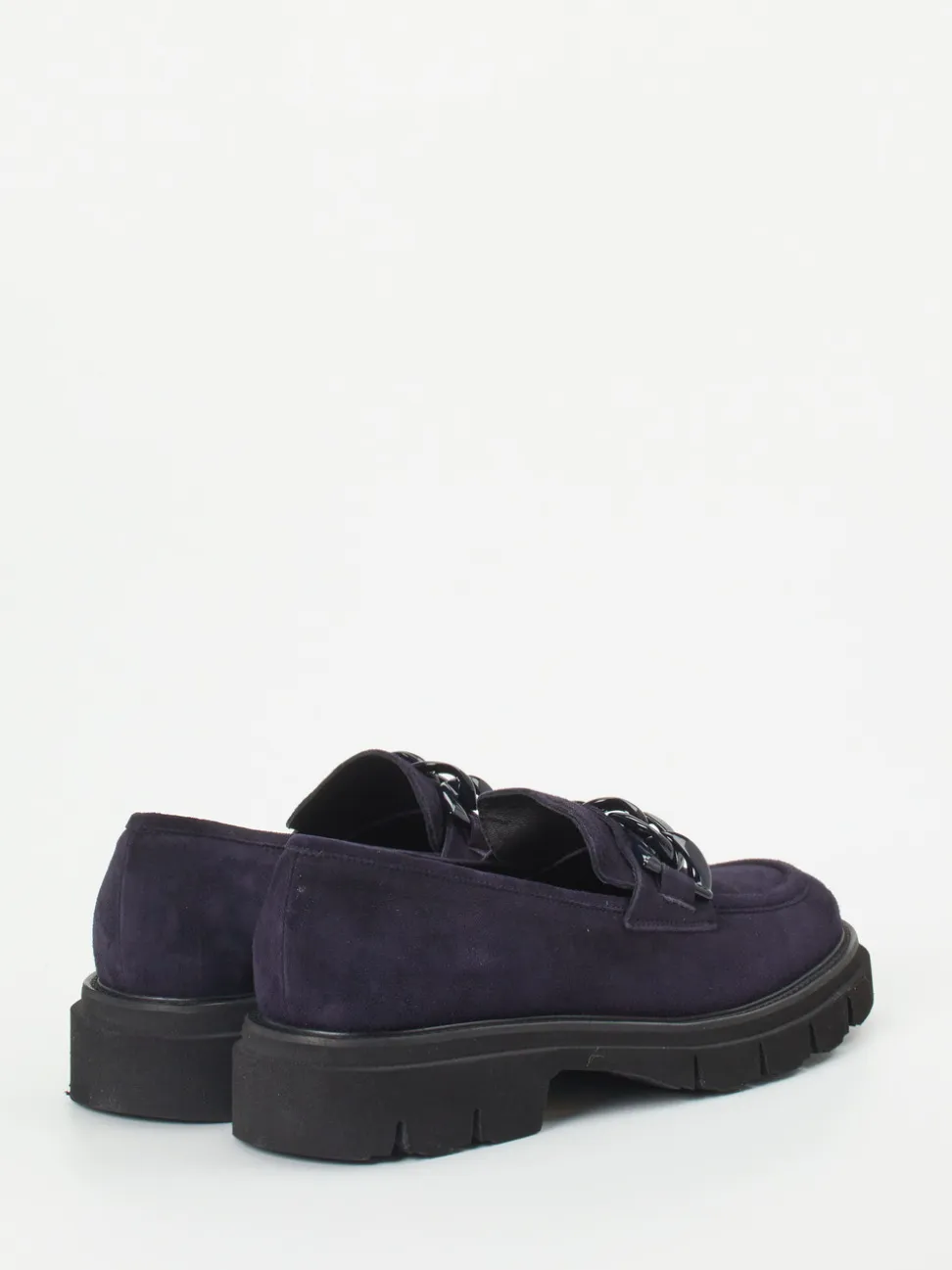 Mannori – Loafer aus Veloursleder Dunkelviolett