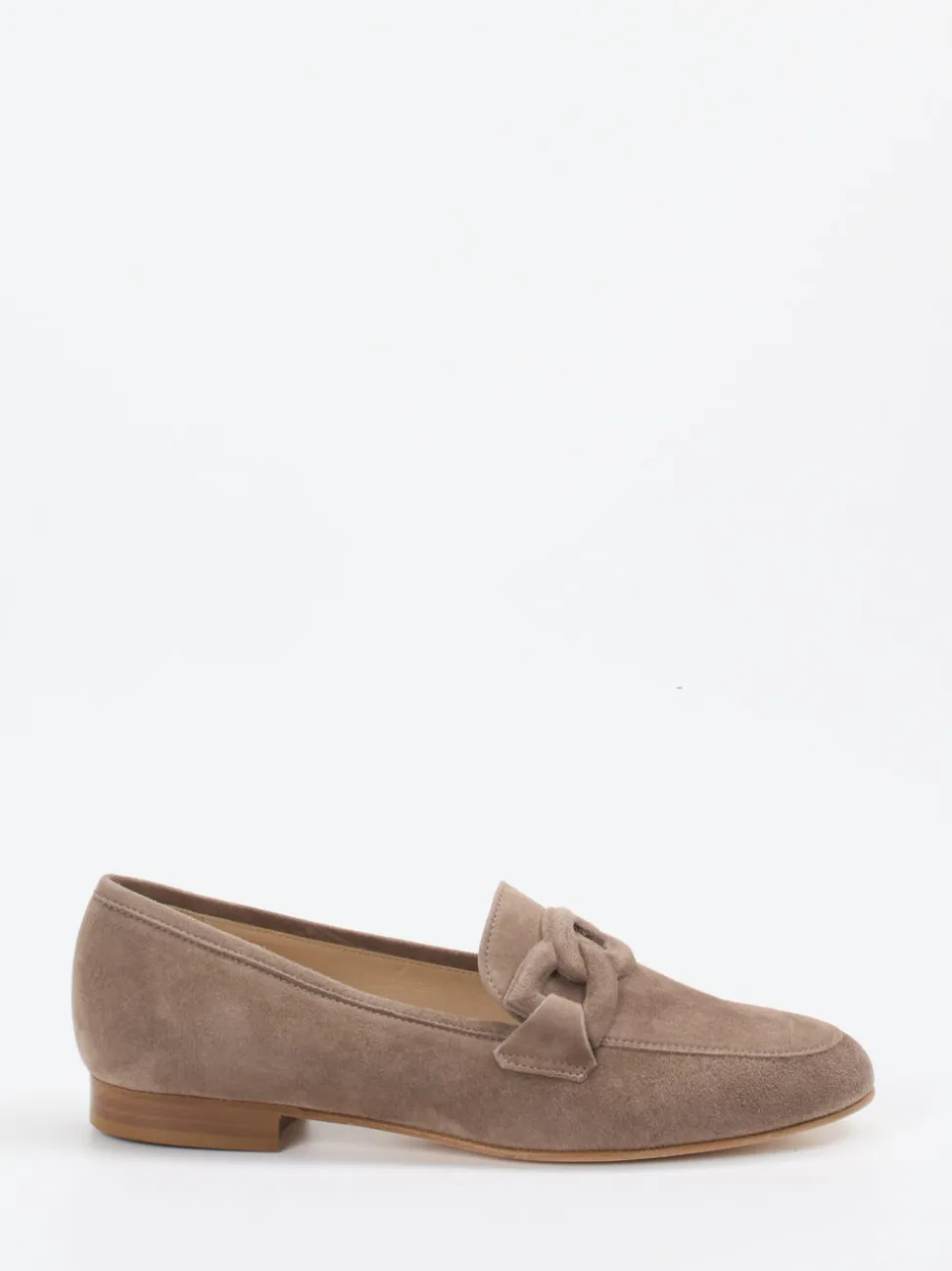Mannori – Loafer aus Veloursleder in Taupe