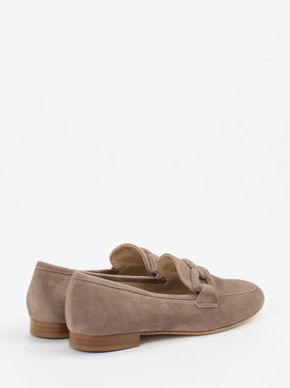Mannori – Loafer aus Veloursleder in Taupe