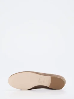Mannori – Loafer aus Veloursleder in Taupe