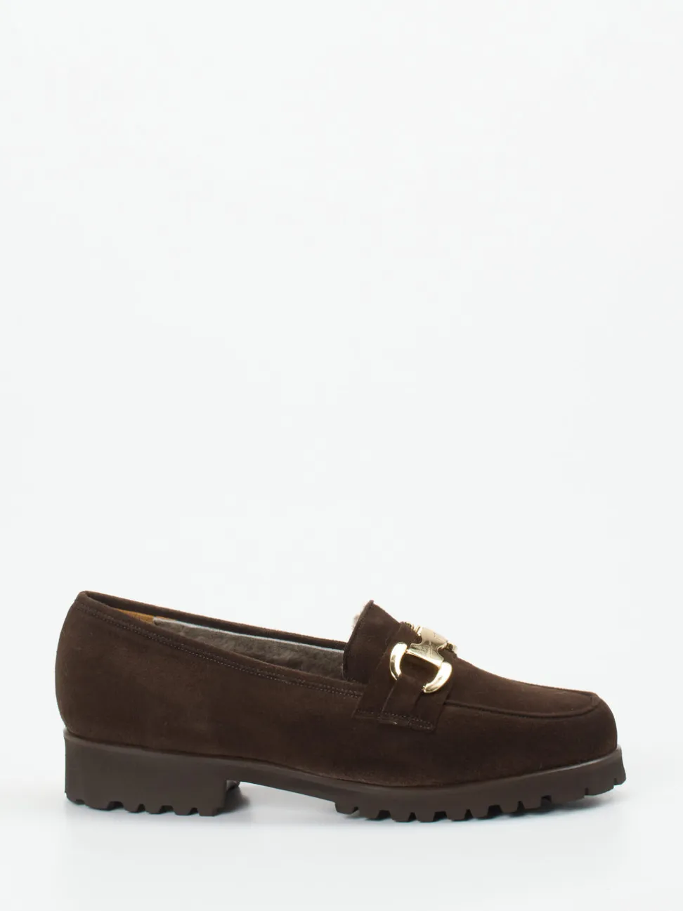 Mannori – Loafer aus Veloursleder dunkelbraun