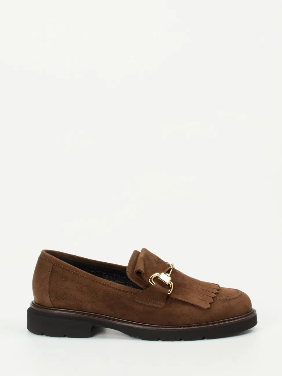 Mannori – Loafer aus Veloursleder in Braun