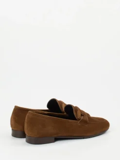 Mannori – Loafer aus Veloursleder in Braun