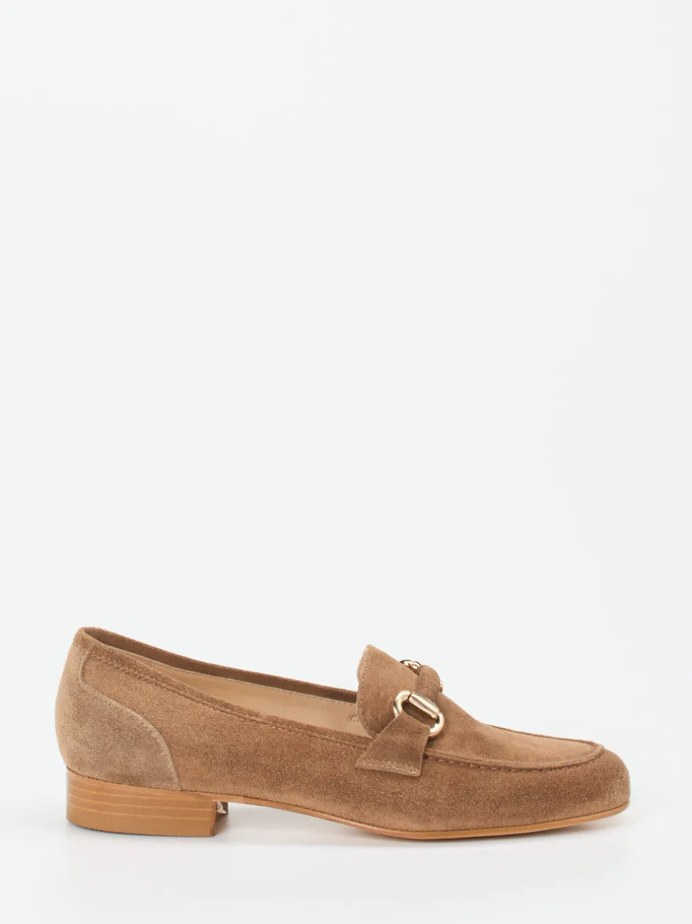 Mannori – Loafer aus Veloursleder Mittelbraun