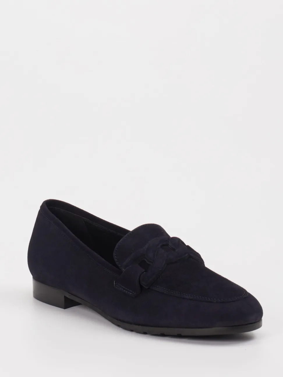 Mannori – Loafer aus Veloursleder in Dunkelblau