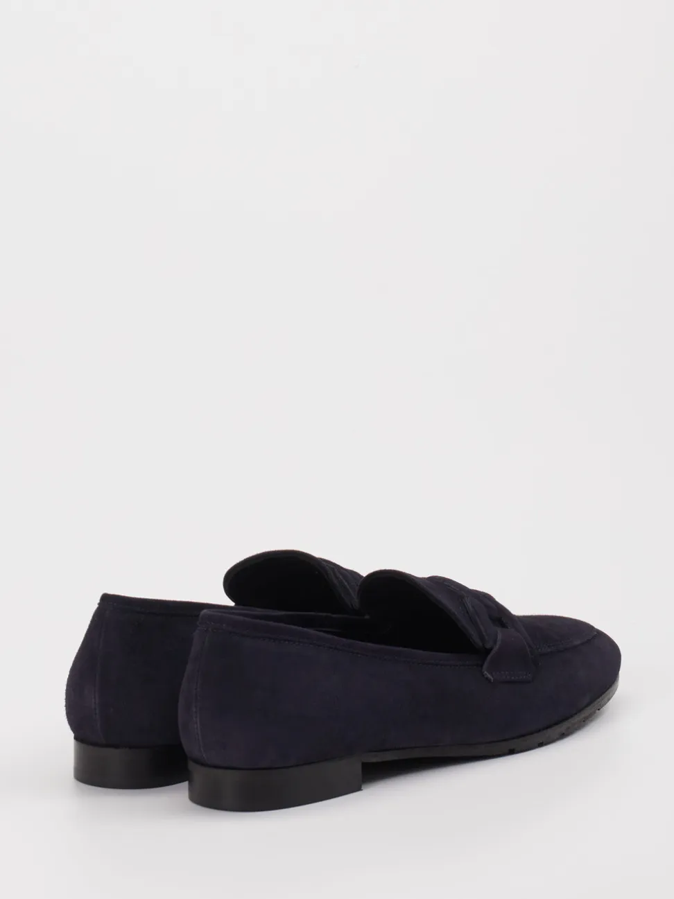 Mannori – Loafer aus Veloursleder in Dunkelblau