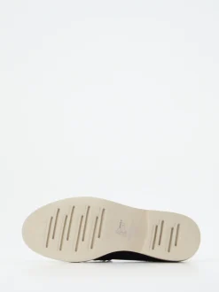 Mannori – Loafer aus Veloursleder Dunkelblau