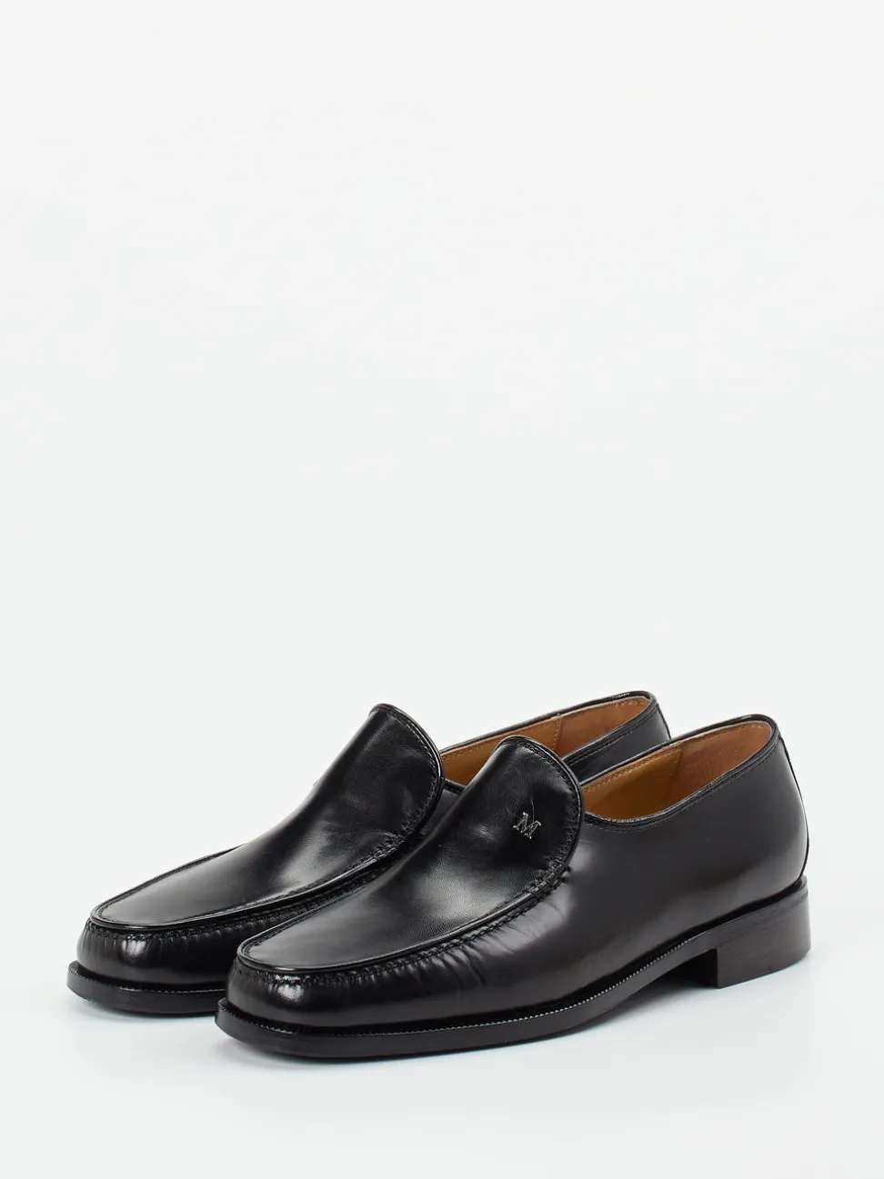 Mannori – Loafer aus Ziegenleder Schwarz