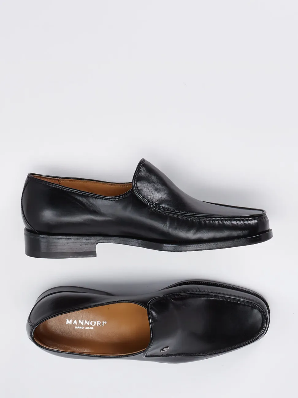 Mannori – Loafer aus Ziegenleder Schwarz