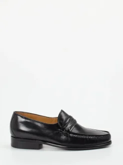 Mannori – Loafer aus Ziegenleder in Schwarz