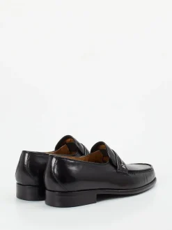 Mannori – Loafer aus Ziegenleder in Schwarz