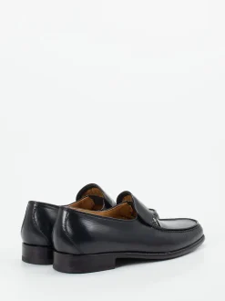 Mannori – Penny Loafer aus Ziegenleder in Blau