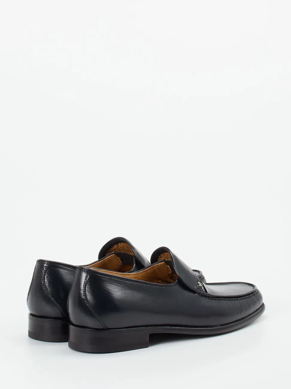 Mannori – Penny Loafer aus Ziegenleder in Blau